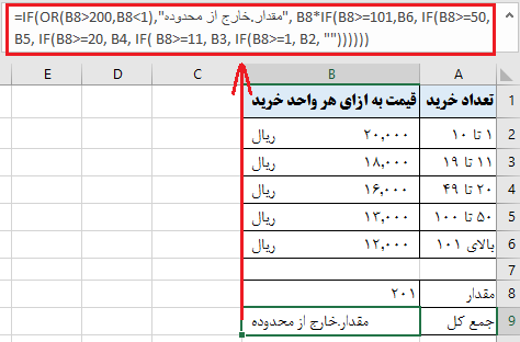 if با شرط های چند گانه