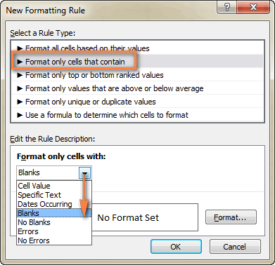 استفاده از stop if true در قوانین conditional formatting