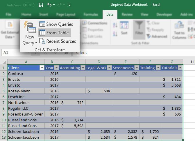 استفاده از power query