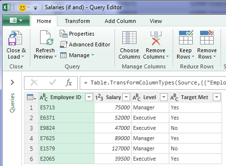 دستور if در power query