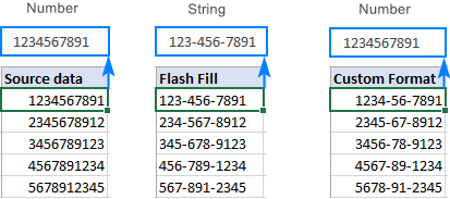 ابزار Flash Fill اکسل