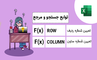معرفی تابع ROW و COLUMN و ترکیب با conditional formating-دوره فرمول های اساسی در اکسل