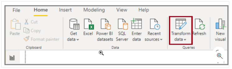 power Query editor